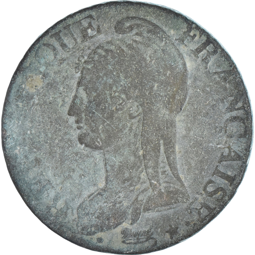 Coin, France, Dupré, 5 Centimes, AN 5, Limoges, VF(20-25), Bronze, KM:640.7