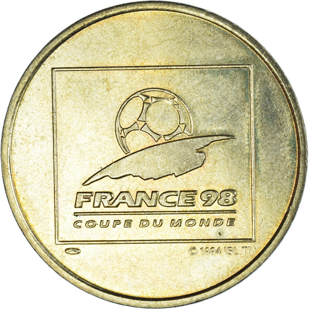 Francia, medalla, France 98, Coupe du Monde de Football, Footix, EBC, Aluminio y