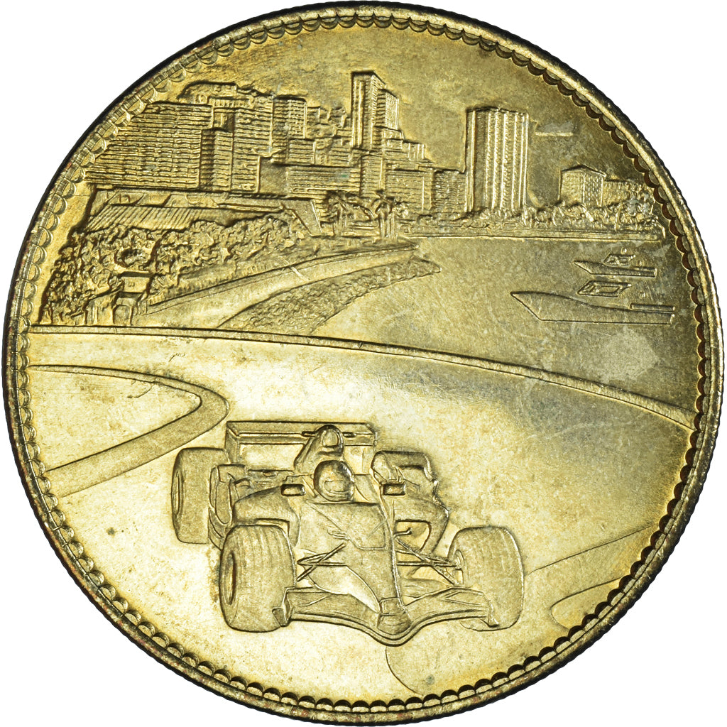 Monaco, Token, Touristic token, 98/ Monaco - Le Rocher, Arts & Culture, 2007