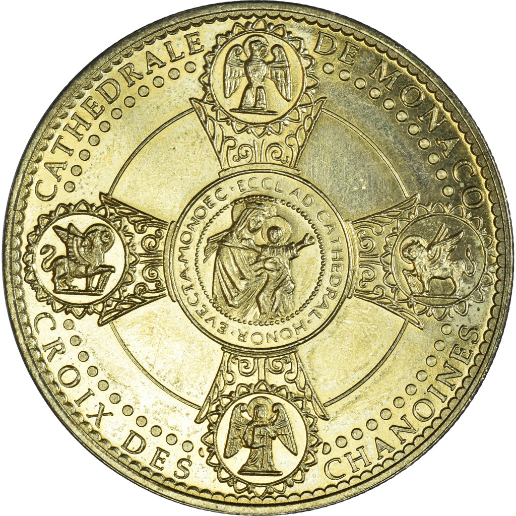 Monaco, Token, Touristic token, 98/ Cathédrale de Monaco - Marie La Glorieuse