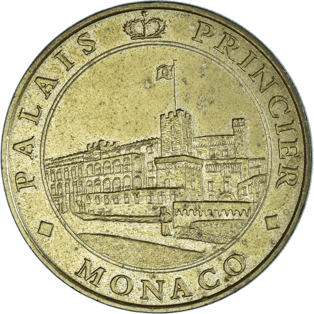 Mónaco, zeton, Monaco - Palais Princier, 2004, MDP, MBC+, Aluminio y