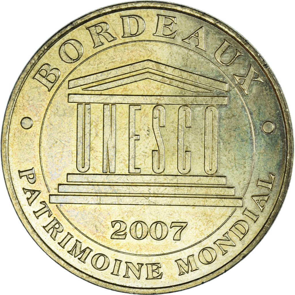 Francia, ficha, Touristic token, Bordeaux - Unesco, 2008, MDP, SPL-