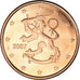 Moneta, Finlandia, 5 Euro Cent, 2007, Vantaa, SPL, Acciaio placcato rame, KM:100