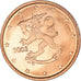Moneta, Finlandia, 2 Euro Cent, 2003, Vantaa, MS(63), Miedź platerowana stalą