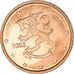 Coin, Finland, 2 Euro Cent, 2003, Vantaa, MS(63), Copper Plated Steel, KM:99