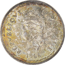 Moneta, Nuove Ebridi, 100 Francs, 1966, Paris, SPL, Argento, KM:1, Lecompte:59