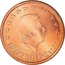 Coin, Luxembourg, Henri, Euro Cent, 2004, Utrecht, MS(63), Copper Plated Steel