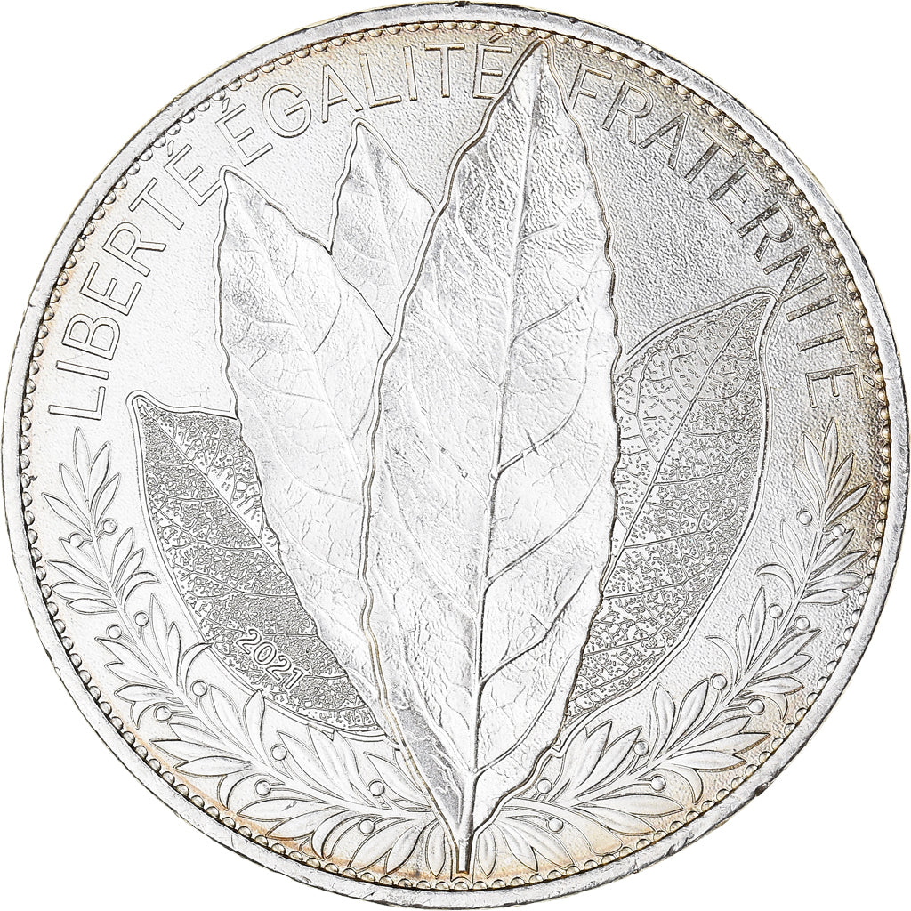 Frankreich, 20 Euro, 2021, Pessac, Le laurier, NATURES DE FRANCE, UNZ, Silber