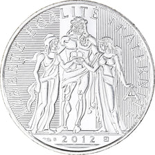 France, 10 Euro, Hercule, 2012, Paris, MS(65-70), Silver, Gadoury:EU 516