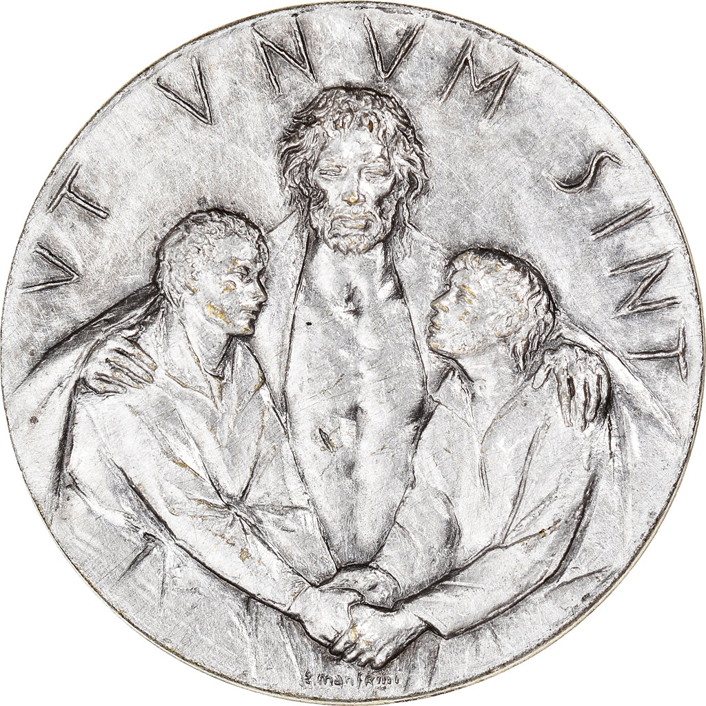 Vatikan, Medaille, Jubilé pour l'Année Sainte, Rome, 1975, UNZ, Silvered