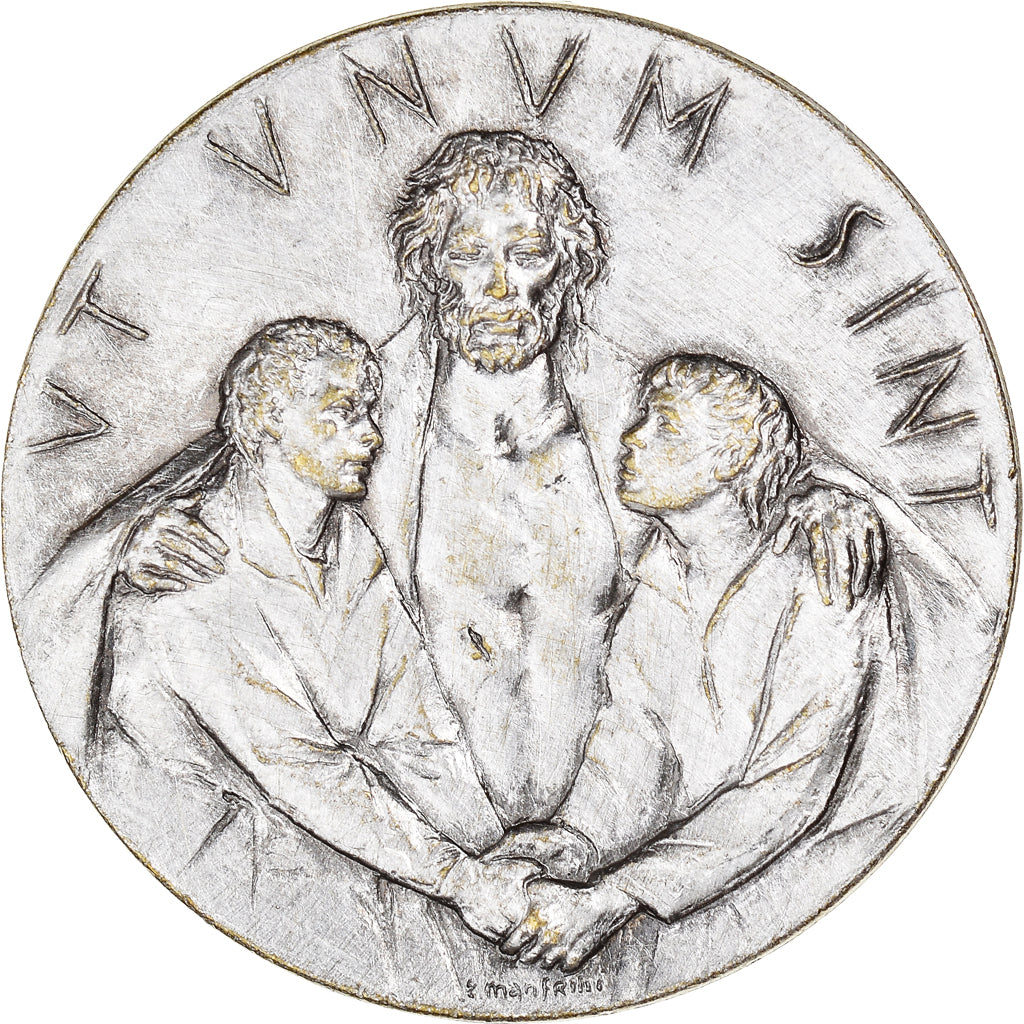 Vatikan, Medaille, Jubilé pour l'Année Sainte, Rome, 1975, UNZ, Silvered