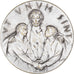 Vatikan, Medaille, Jubilé pour l'Année Sainte, Rome, 1975, UNZ, Silvered