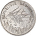 Coin, Gabon, 100 Francs, 1977, Paris, AU(55-58), Nickel, KM:13