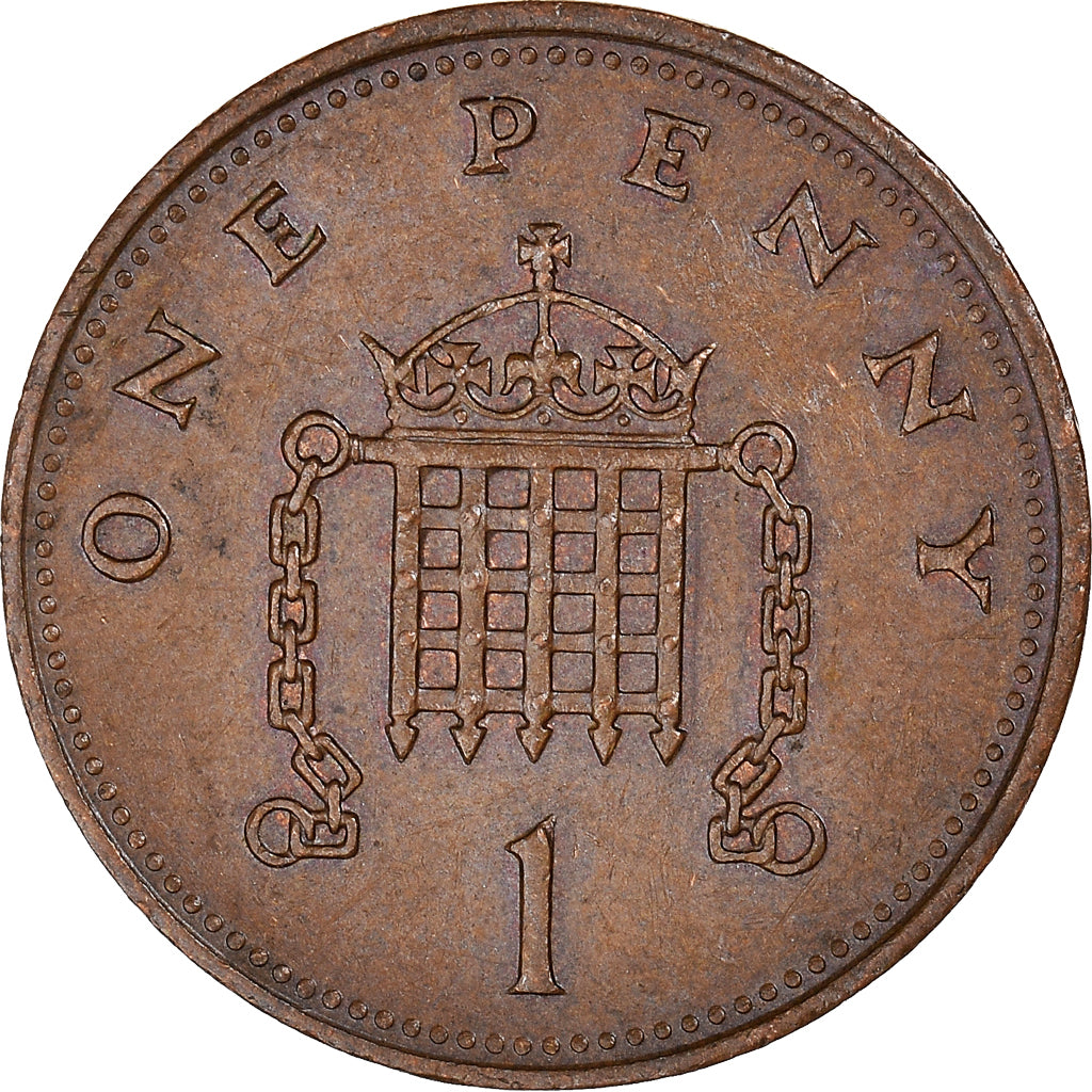 Coin, Great Britain, Elizabeth II, Penny, 1986, MS(63), Bronze, KM:935