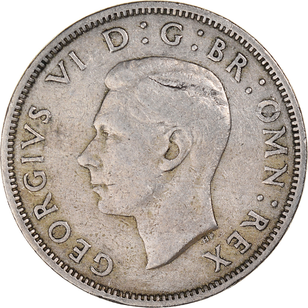 Monnaie, Grande-Bretagne, George VI, Florin, Two Shillings, 1947, TTB+