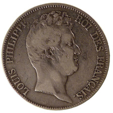 FRANCE, Louis-Philippe, 5 Francs, 1830, Paris, F(12-15), Silver, Gadoury #675,..