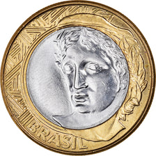 Coin, Brazil, Real, 2009, Rio de Janeiro, EF(40-45), Bi-Metallic, KM:652a