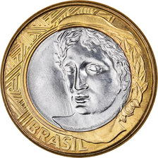 Moneta, Brasile, Real, 2004, Rio de Janeiro, SPL-, Bi-metallico, KM:652a