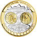 Vatikan, Medaille, L'Europe, Vatican, FDC, STGL, Gold plated silver