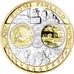 Finlândia, medalha, Euro, Europa, Politics, FDC, MS(65-70), Gold plated silver