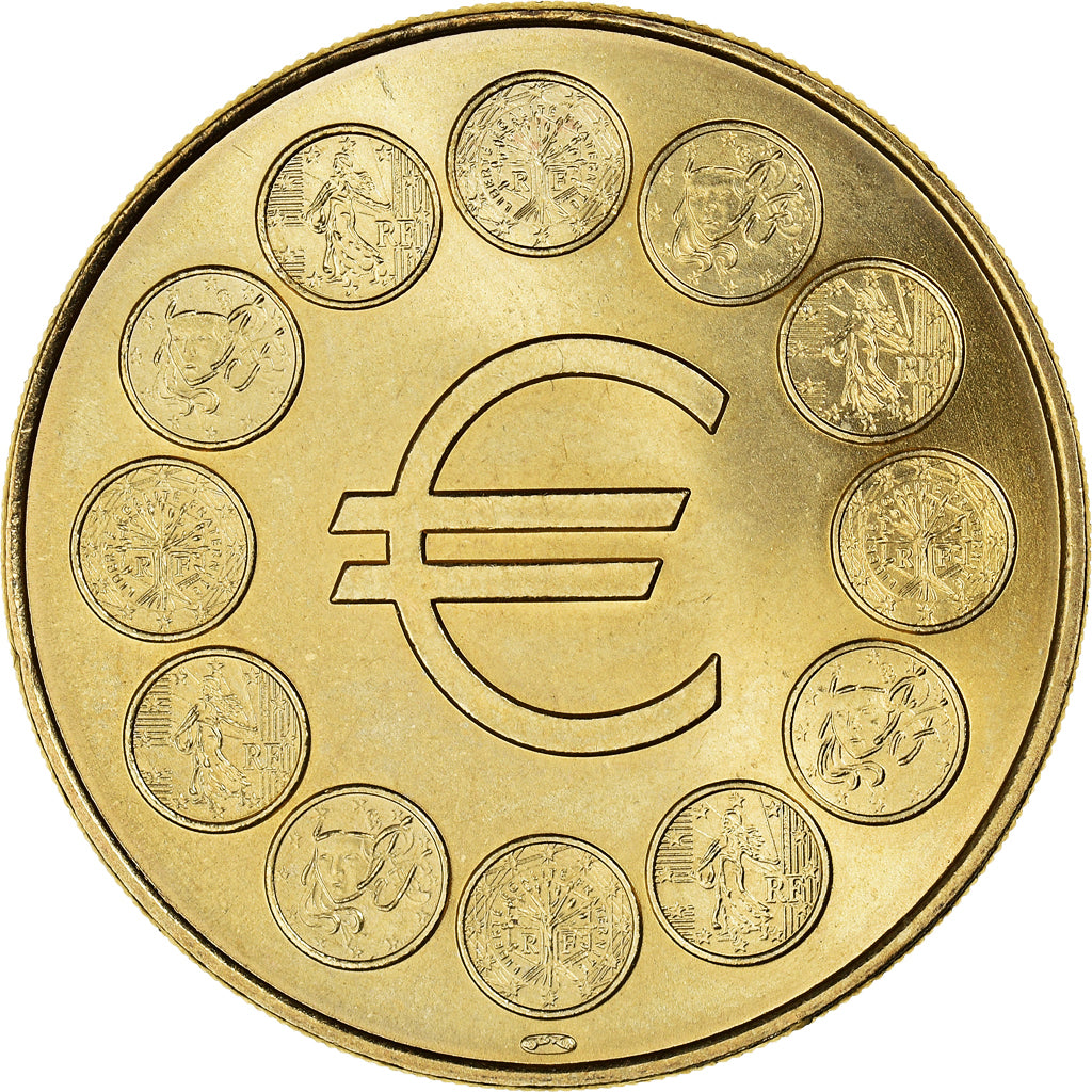 France, Jeton, SEDAO L'€URO VAUT 6,55957 FRANCS, 1998, MDP, SUP+, Cupro-nickel