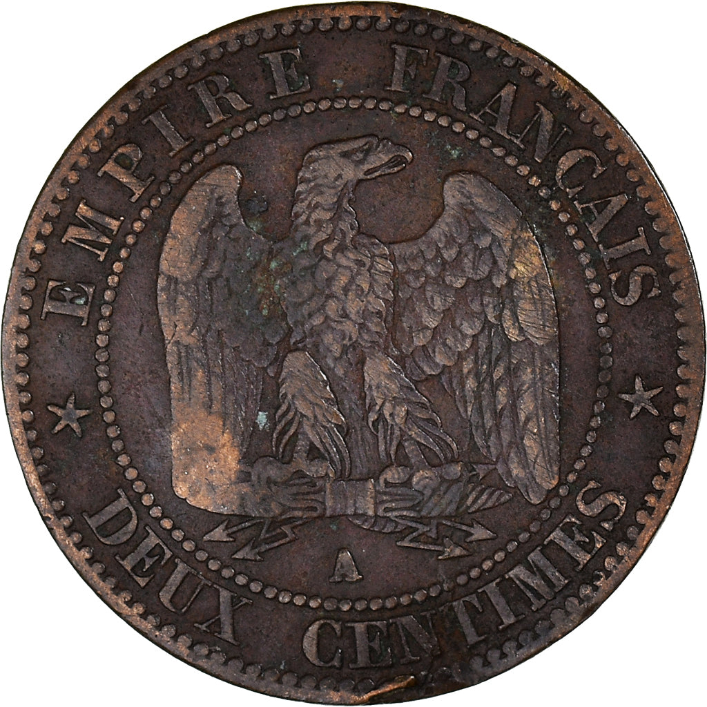 Münze, Frankreich, Napoleon III, Napoléon III, 2 Centimes, 1862, Paris, S