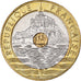 Moneta, Francia, Mont Saint Michel, 20 Francs, 1992, BB+, Tri-metallico