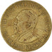 Moneda, Kenia, 10 Cents, 1973, BC+, Níquel - latón, KM:11