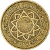 Coin, Morocco, 50 Francs, 1371, Paris, EF(40-45), Aluminum-Bronze