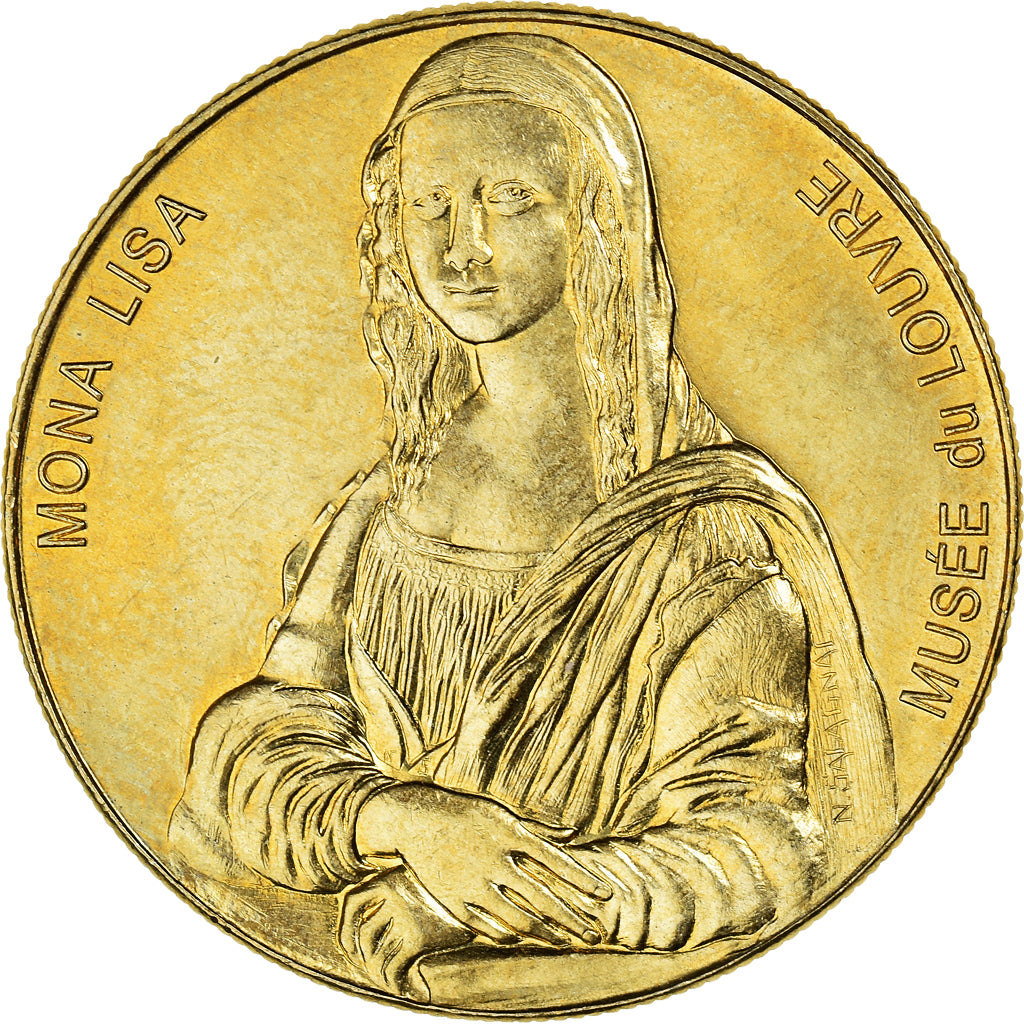 France, Jeton, Jeton Touristique, Musée du Louvre - Mona lisa, Arts & Culture