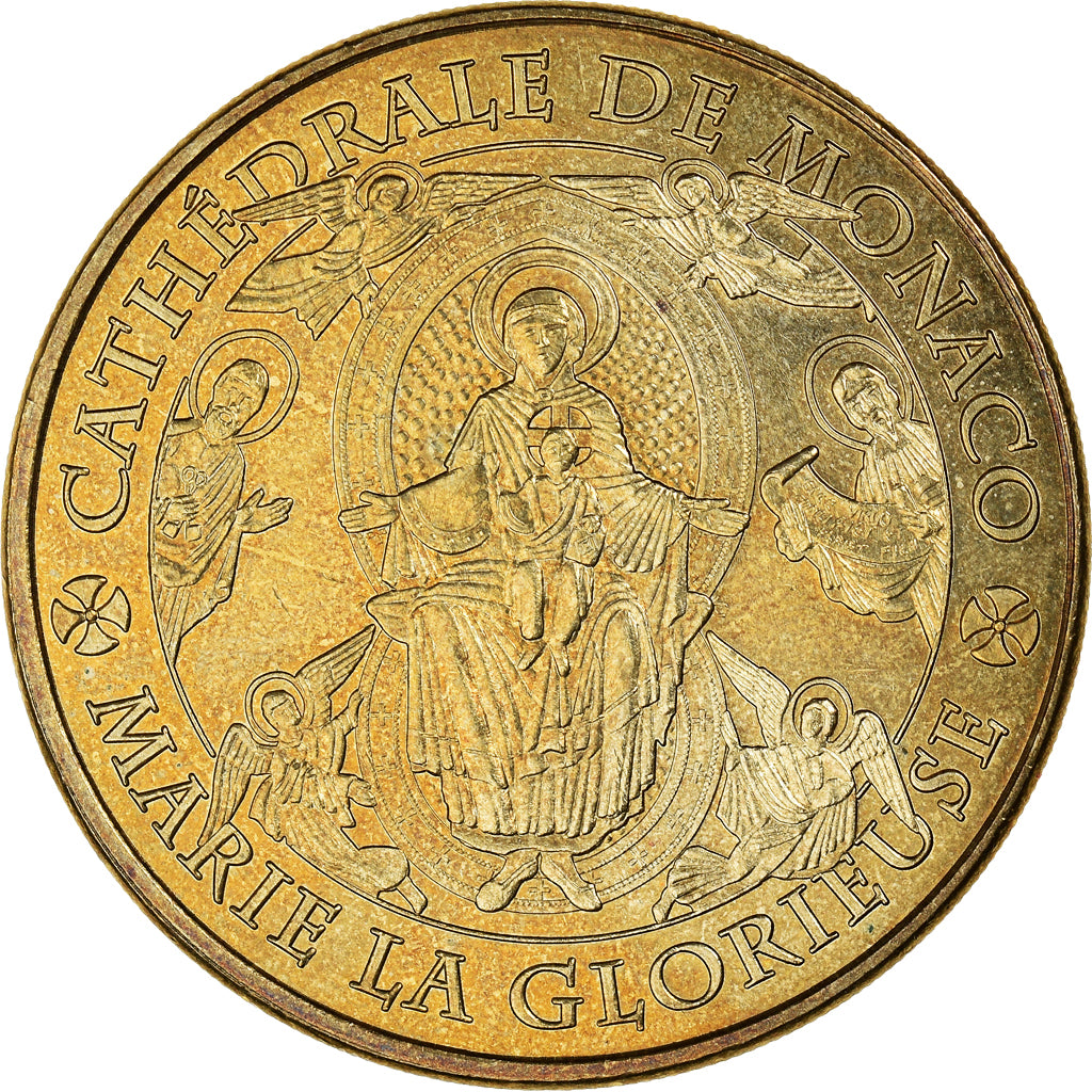France, Token, Touristic token, 98/ Cathédrale de Monaco - Marie La Glorieuse