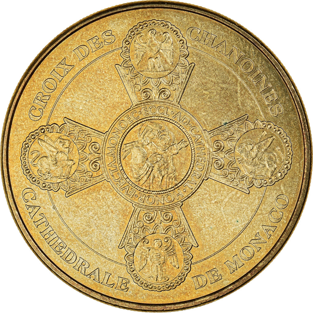 France, Token, Touristic token, 98/ Cathédrale de Monaco - Marie La Glorieuse