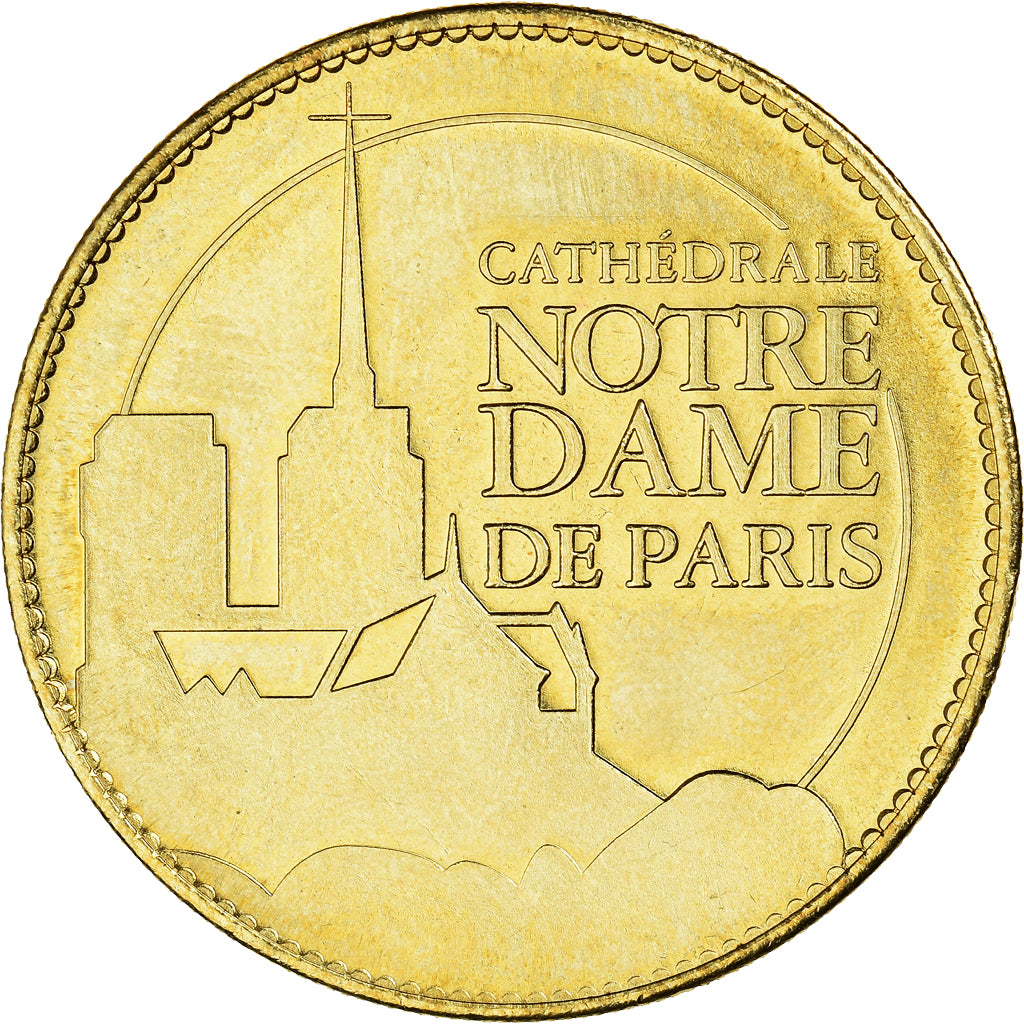 França, Token, Token Turístico, Paris - Cathédrale Notre Dame de Paris