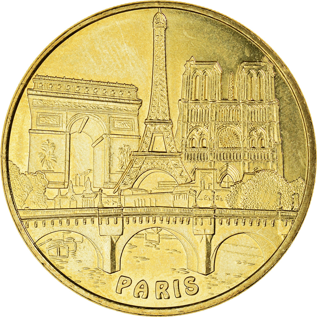 France, Jeton, Monuments de Paris, La Tour Eiffel, 2017, MDP, SUP, Cupro-nickel