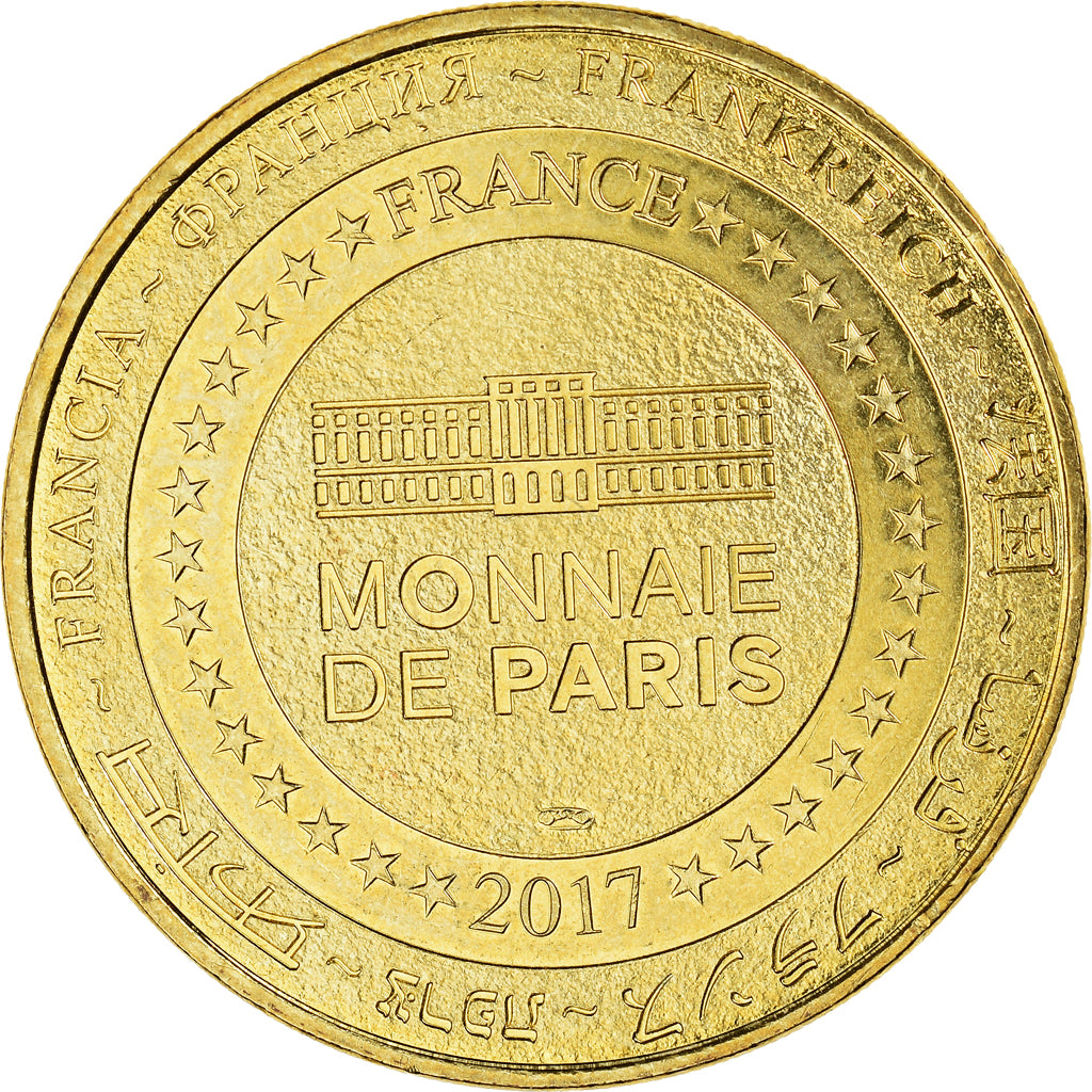 France, Jeton, Monuments de Paris, La Tour Eiffel, 2017, MDP, SUP, Cupro-nickel