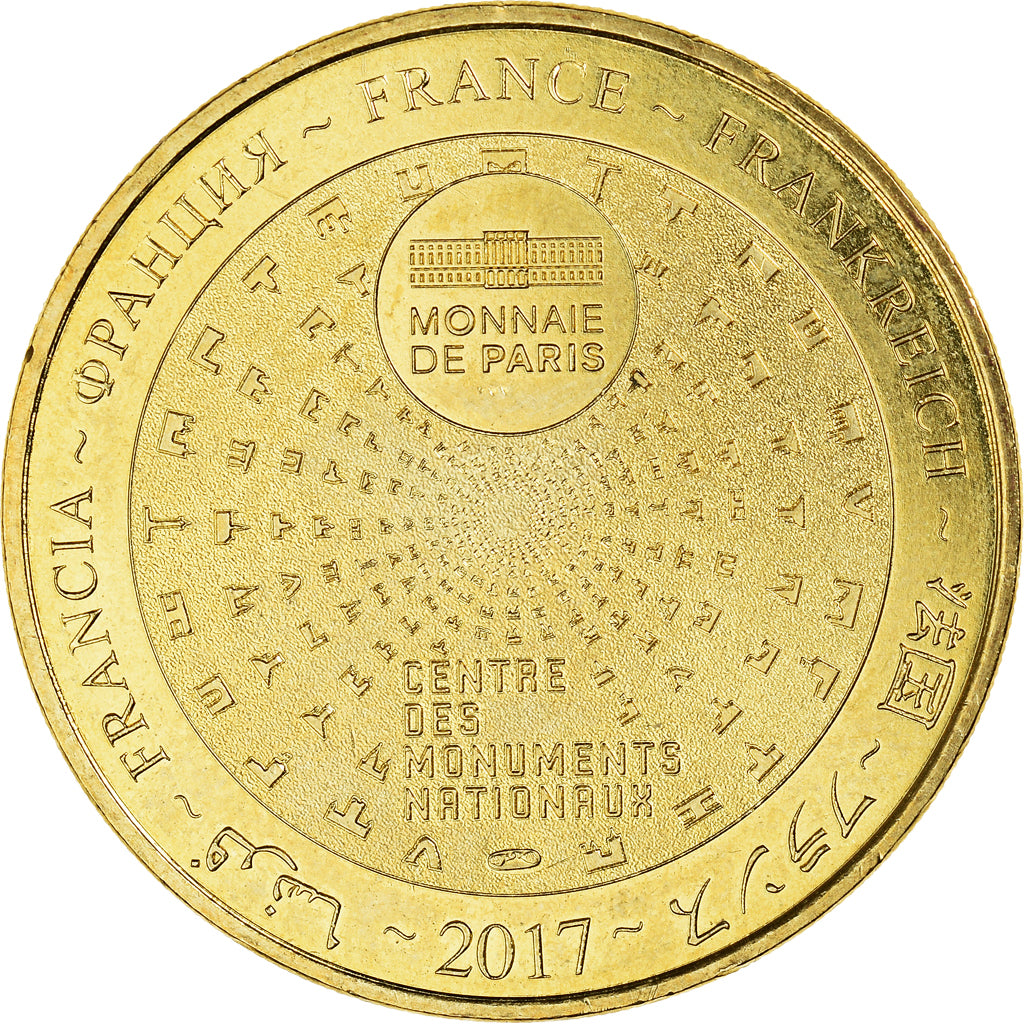France, Jeton, Vincennes - Chateau, 2017, MDP, SPL, Cupro-nickel Aluminium