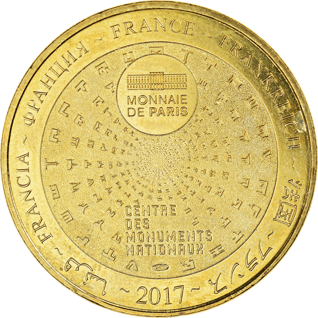 France, Token, Paris - Sainte Chapelle n°2, 2017, MDP, MS(63), Copper-nickel