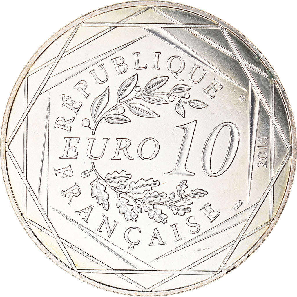 France, 10 Euro, Le Petit Prince No 16/24, 2016, MS(65-70), Silver