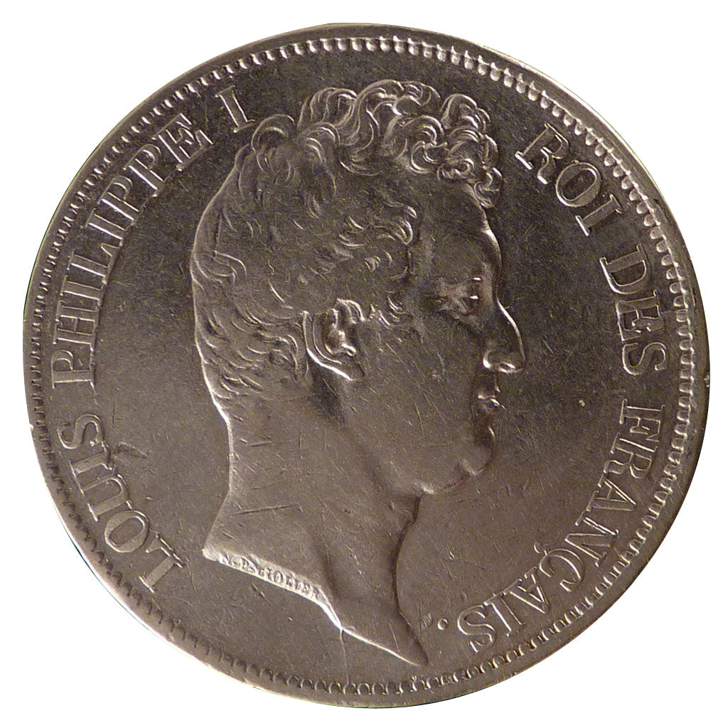 FRANCE, Louis-Philippe, 5 Francs, 1830, Rouen, VF(30-35), Silver, Gadoury #676,.