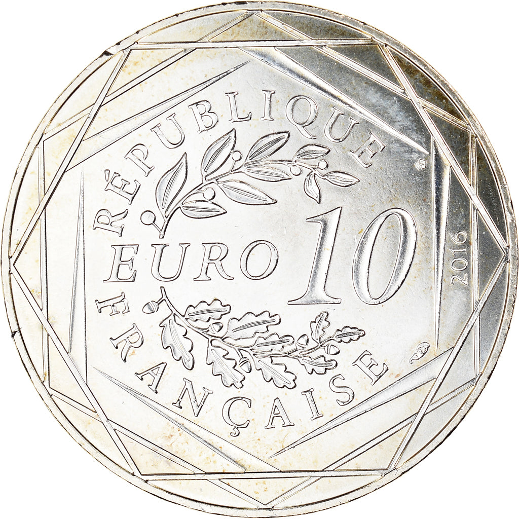 France, 10 Euro, Le Petit Prince No 8/24, 2016, MS(65-70), Silver
