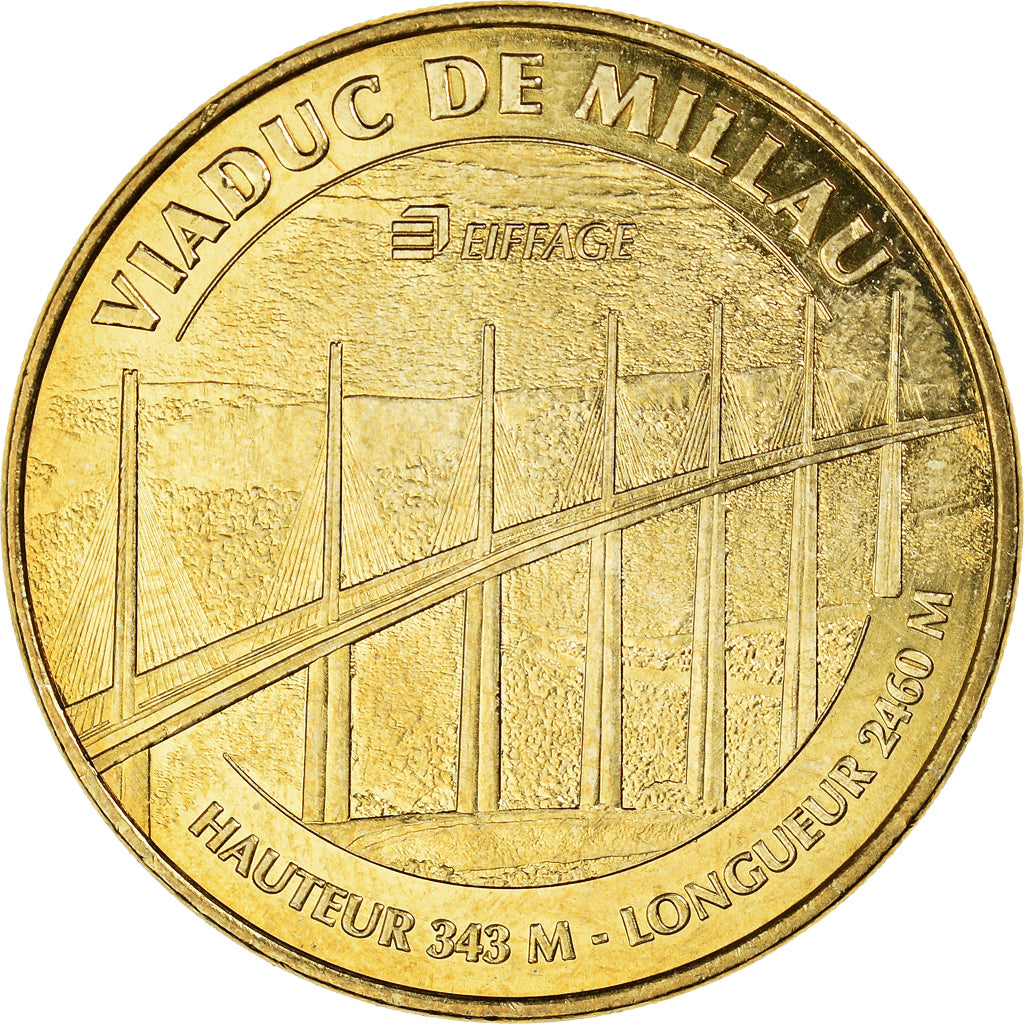 Francia, ficha, 12/ Viaduc de Millau, 2010, MDP, SPL, Rame-nichel-alluminio