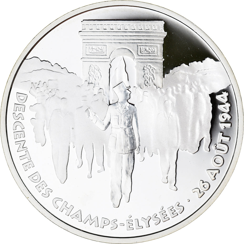 Coin, France, Libération de Paris, 100 Francs, 1994, Proof, MS(65-70), Silver