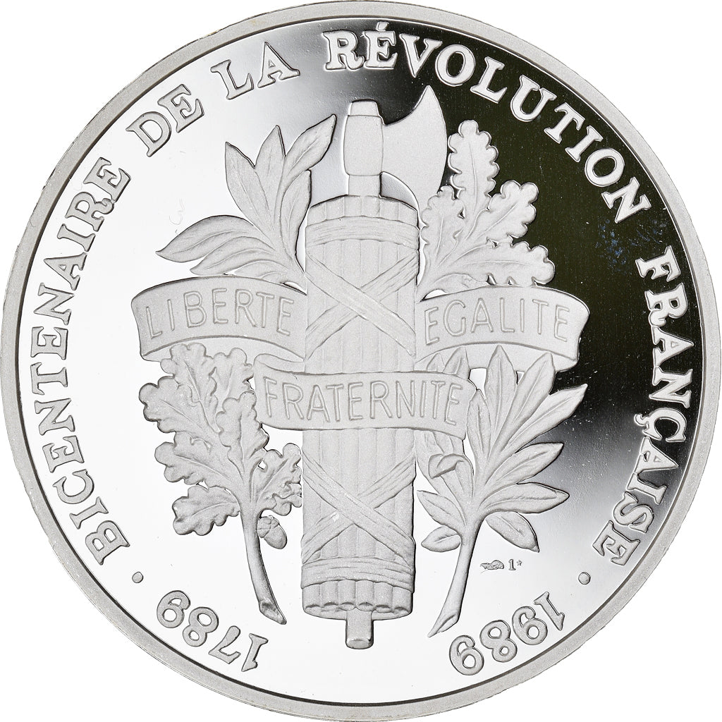 France, Medal, MARIE ANTOINETTE, 1989, MS(65-70), Silver