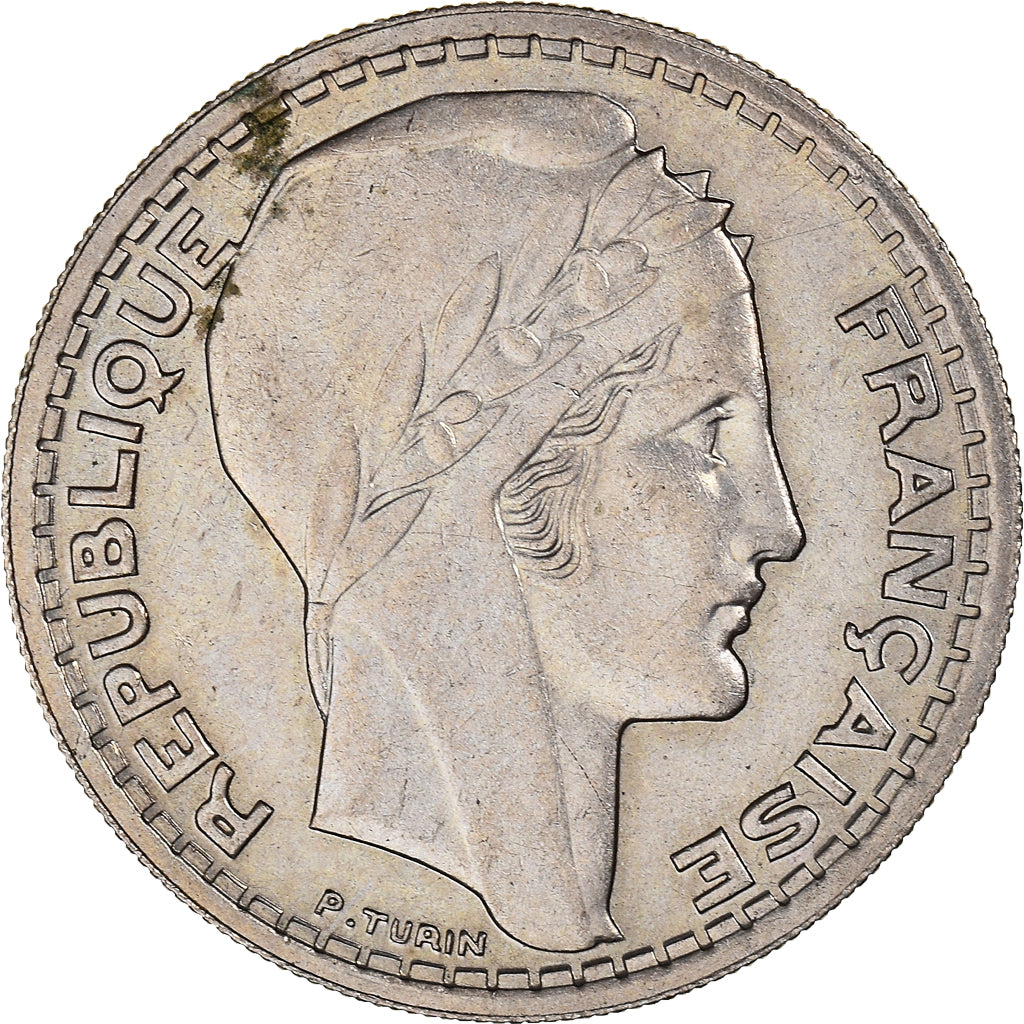 Münze, Frankreich, Turin, 10 Francs, 1947, Paris, VZ+, Kupfer-Nickel, KM:909.1