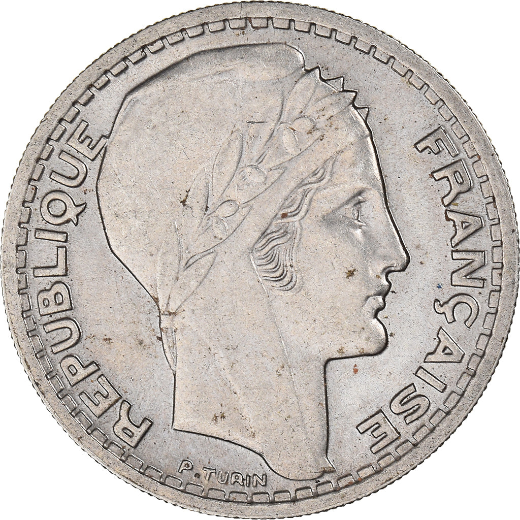 Münze, Frankreich, Turin, 10 Francs, 1947, Beaumont - Le Roger, VZ