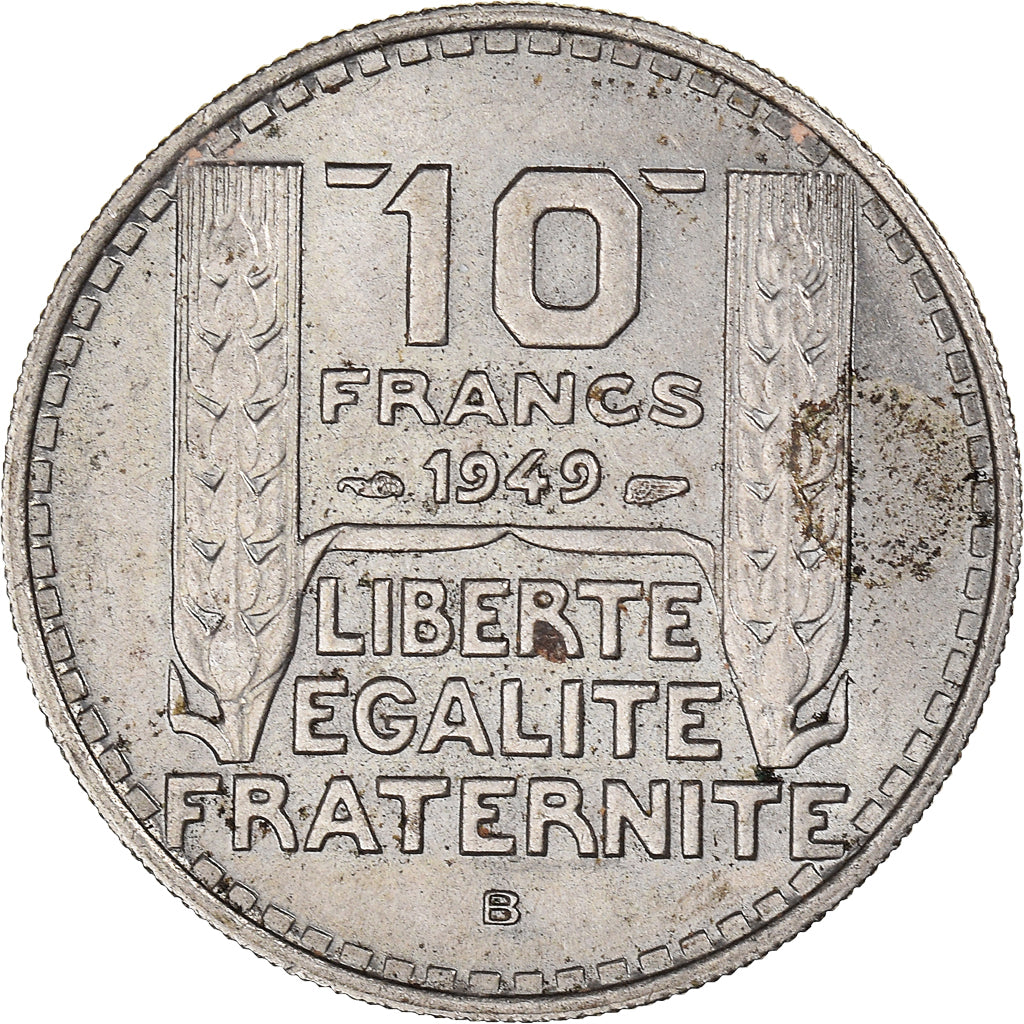 Münze, Frankreich, Turin, 10 Francs, 1949, Beaumont - Le Roger, VZ