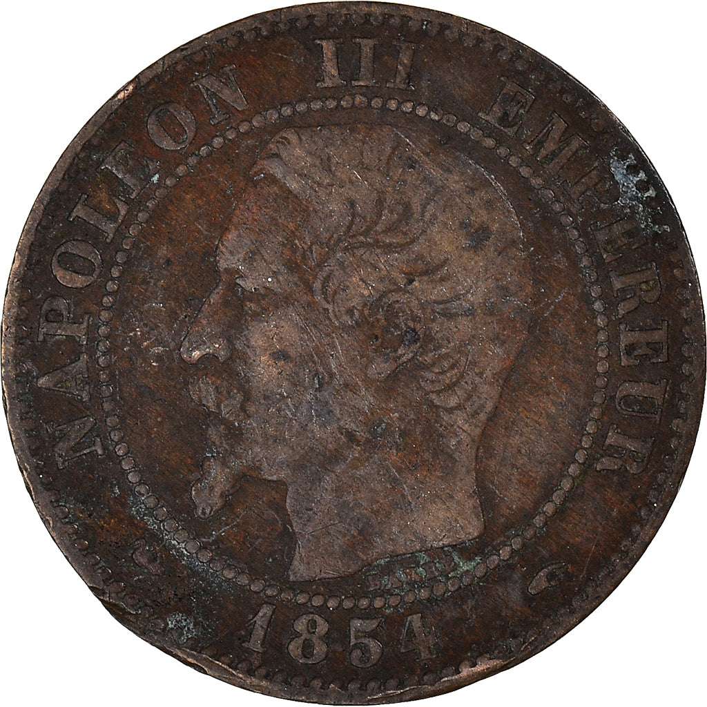 Münze, Frankreich, Napoleon III, Napoléon III, 2 Centimes, 1854, Paris, S+