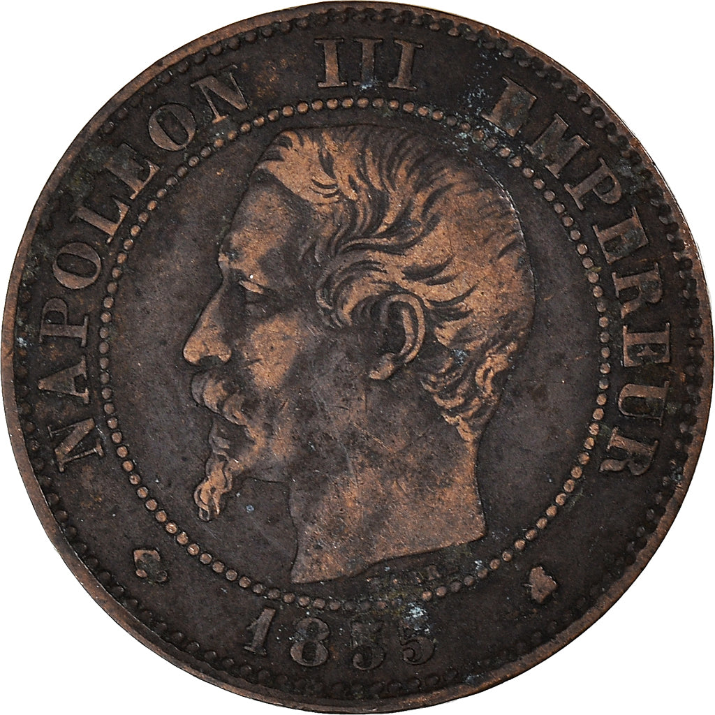 Münze, Frankreich, Napoleon III, Napoléon III, 2 Centimes, 1855, Bordeaux, S+