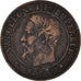 Münze, Frankreich, Napoleon III, Napoléon III, 2 Centimes, 1855, Bordeaux, S+