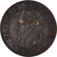 Coin, France, 2 Centimes, 1862, Bordeaux, VF(30-35), Bronze